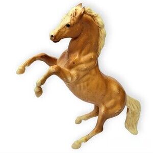 RARE VTG Breyer #183 Rex Palomino Rearing Stallion 1965-85 Repaired Good #1172